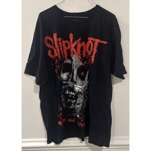 Slipknot Wait And Bleed T Shirt Mens 2XL Black Heavy Metal Band Tee